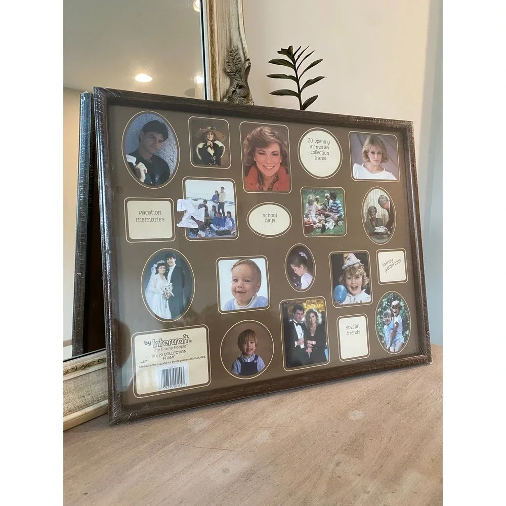 Vintage Collage Picture Frame 17x21